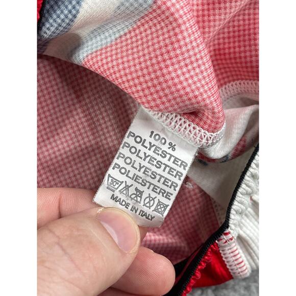 Capo Forma Jersey Mens Large Cycling Full Zip Velo News Red Black Made in Italy - Picture 10 of 11